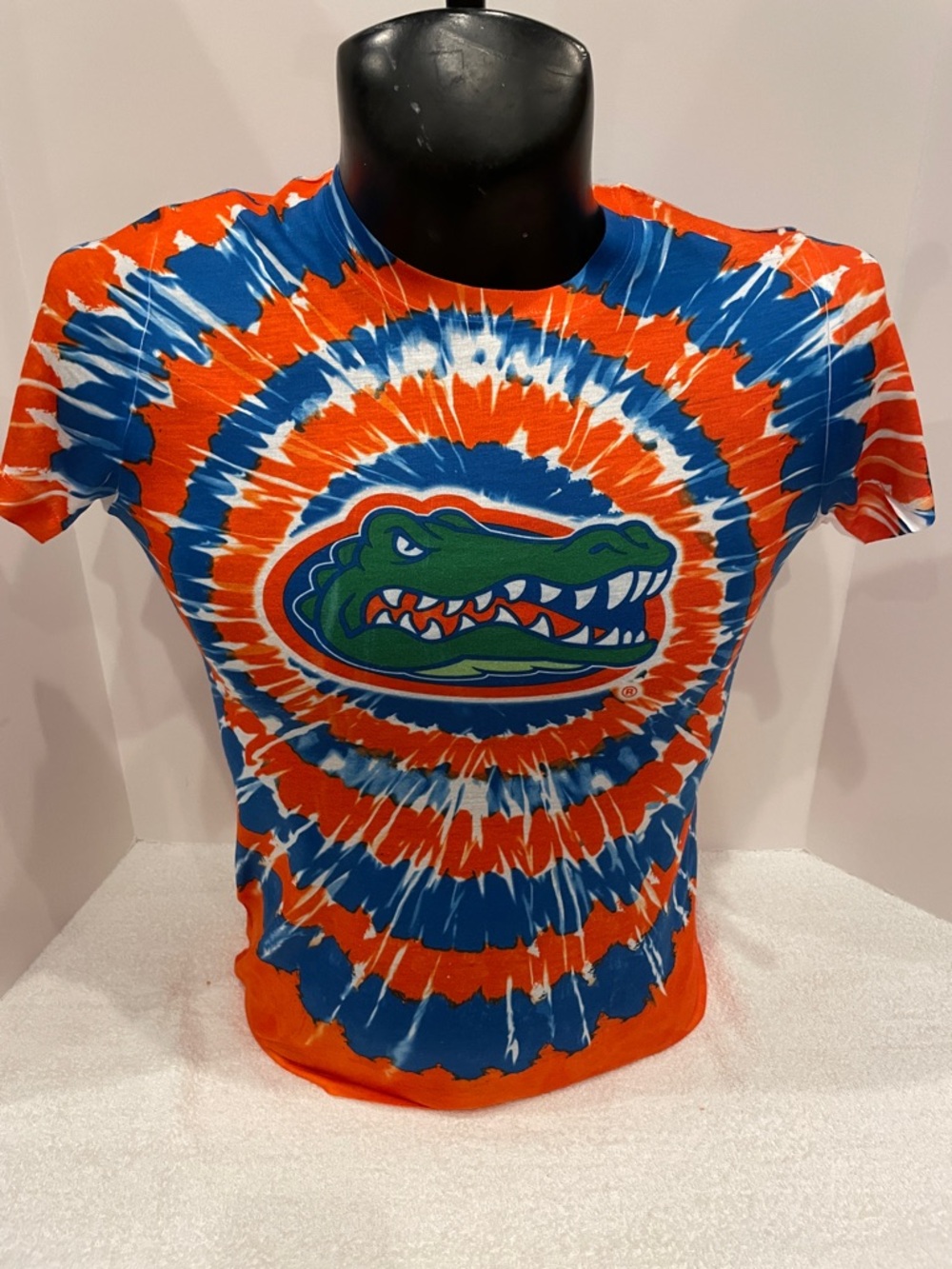 Kids University of Florida Gators Tie-Dye Short Sleeve Tee - Orange/Blue